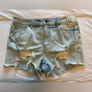 High Rise Cut Off Shorts